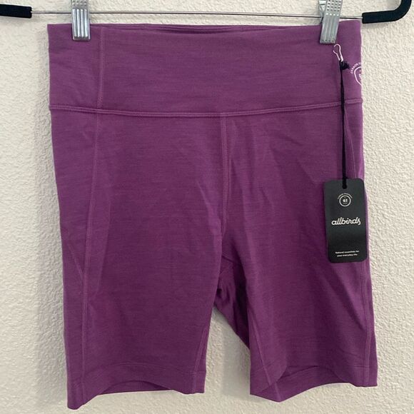 NWT- ALLBIRDS-natural bike short- Lux purple- Size Small - Picture 2 of 12